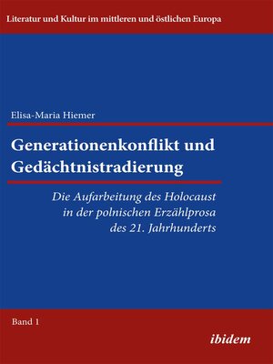 cover image of Generationenkonflikt und Gedächtnistradierung